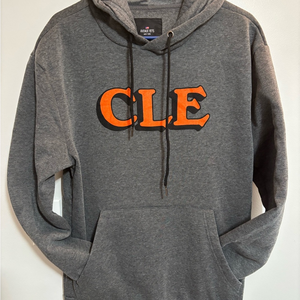 CLE, Men’s Medium Hoodie.  Cleveland sports